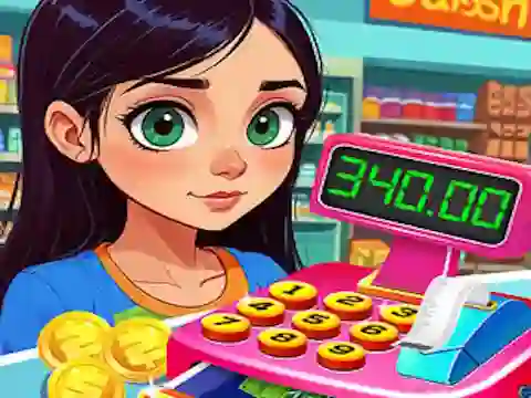 Igra Supermarket Shopping For Kids spletu