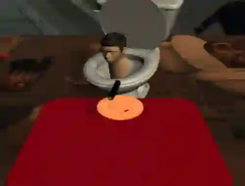 Igra Skibidi Toilet Squid Game Honeycomb spletu