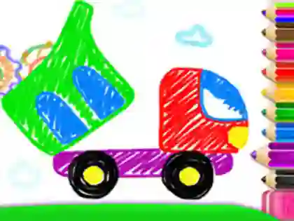 Igra Toddler Drawing: Tanker Truck spletu