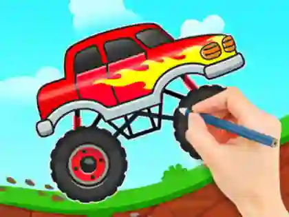 Igra Coloring Book: Monster Truck spletu