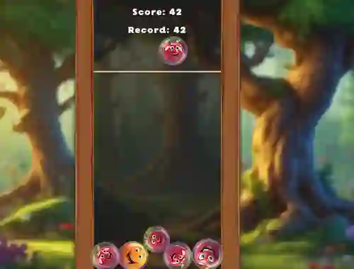 Igra Match Fruits In Bubbles! spletu