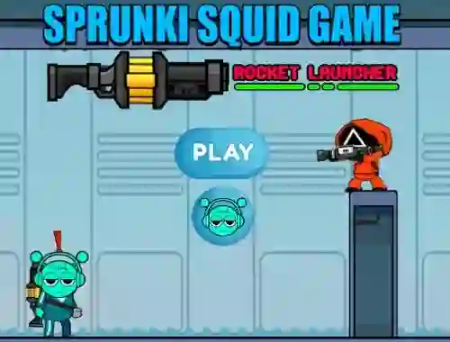 Igra Sprunki Squid Game Rocket Launcher spletu