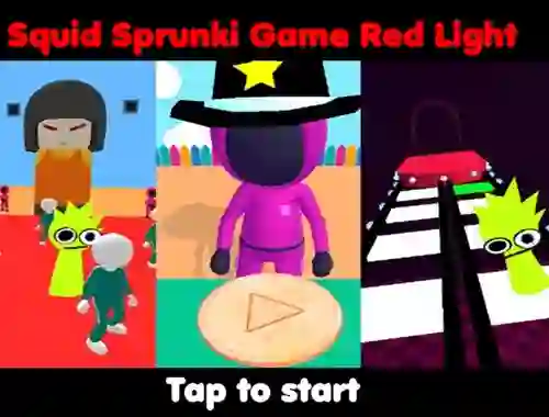 Igra Squid Sprunki Game Red Light spletu