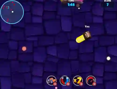 Igra Minecraft Squid Game Worm.io spletu