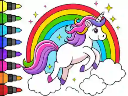 Igra Coloring Book: Magical Unicorn spletu
