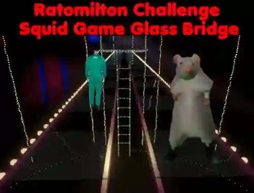 Igra Rato Milton Challenge Squid Game Glass Bridge spletu
