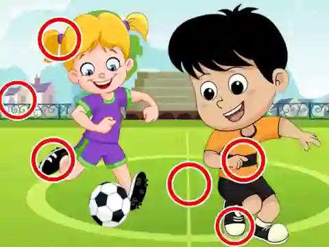 Igra Soccer Differences spletu