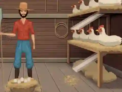 Igra Egg catcher spletu