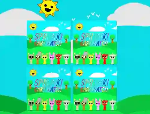 Igra Sprunki Memory Card Match spletu