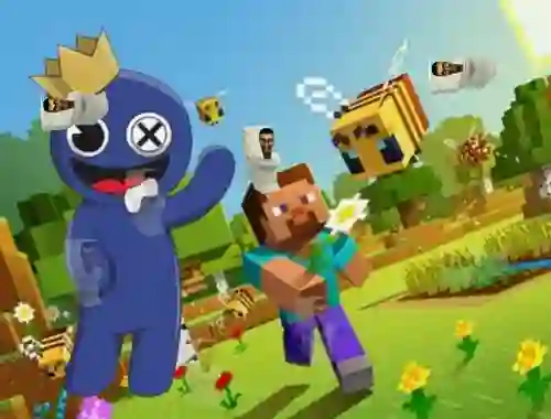 Igra Rainbow Friends Minecraft Hidden Skibidi spletu