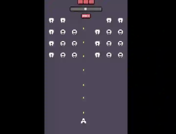 Igra Space Invasion Arcade spletu