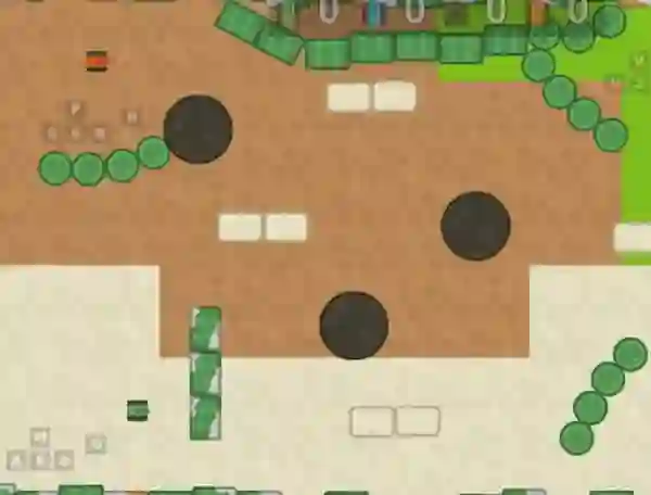 Igra 1 2 3 4 Player Tank Game 2D spletu
