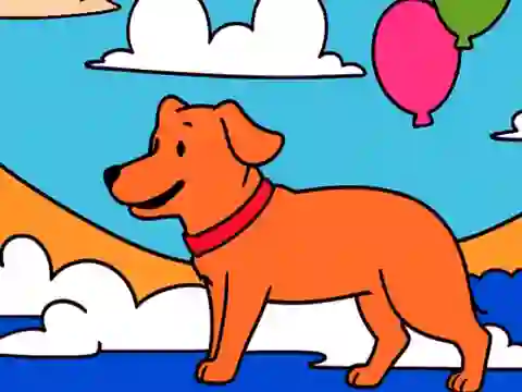 Igra Color By Code: Yellow Dog spletu