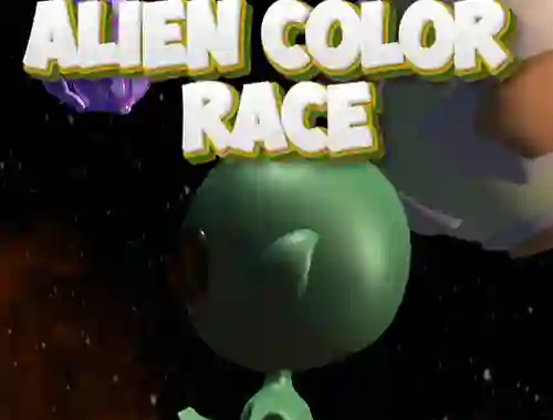 Igra Alien Color Race spletu