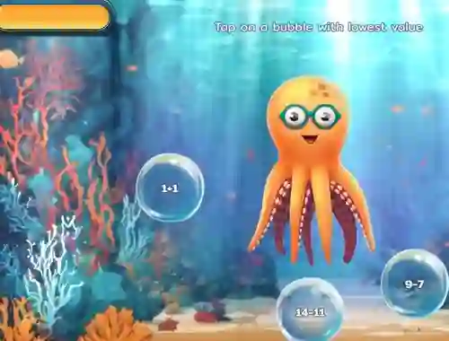 Igra Bubble Math Dive spletu