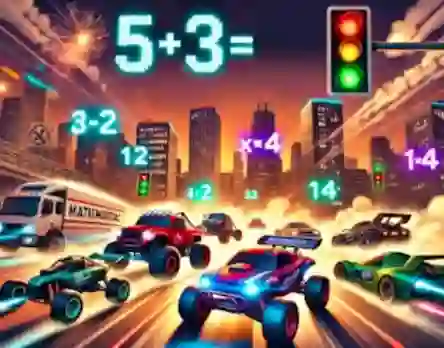 Igra Mathematics Racing spletu