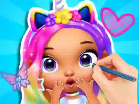 Igra Coloring Book: Fashion Barbie Princess spletu