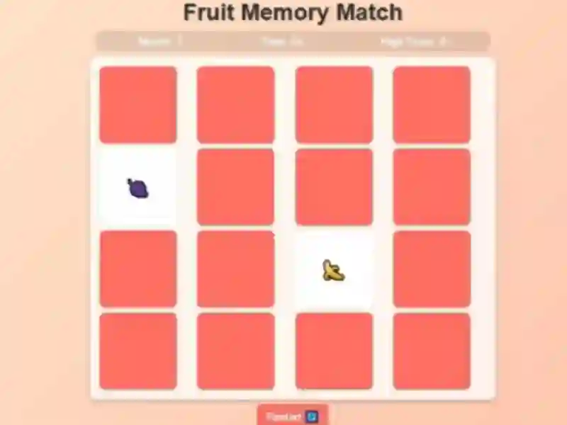 Igra Fruit Memory Match spletu