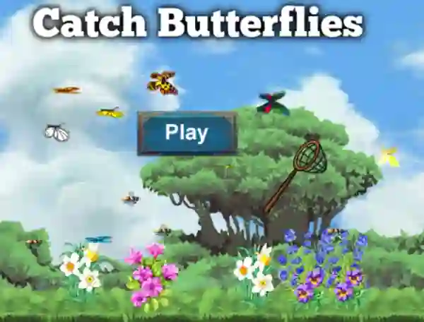Igra Catch Butterflies spletu