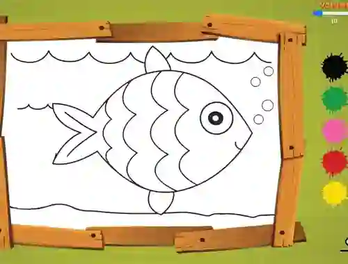 Igra Kids Colour Game spletu