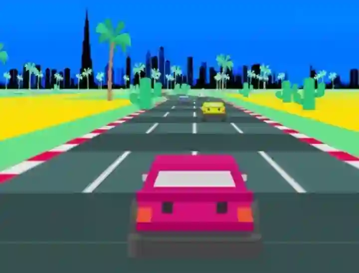 Igra Dubai Race spletu