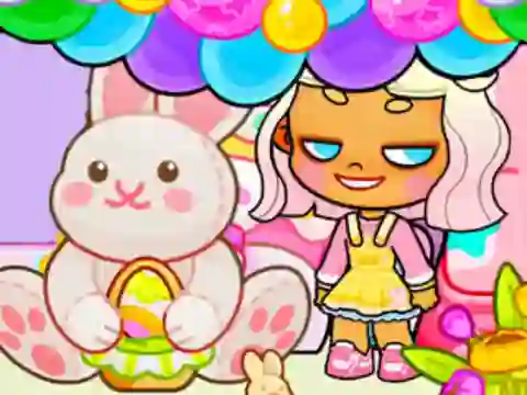 Igra Jigsaw Puzzle: Avatar World Easter Party spletu