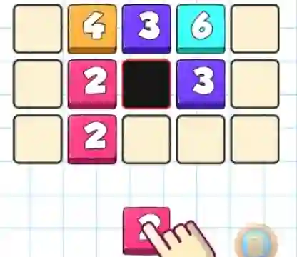 Igra Number Merging Challenge spletu