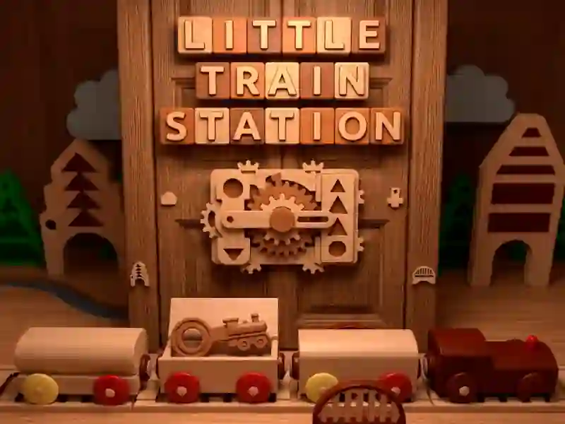 Igra Little Train Station spletu