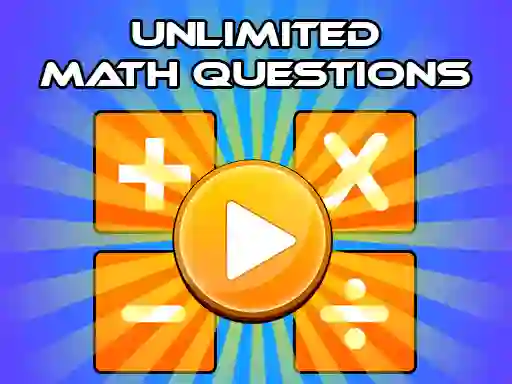 Igra Unlimited Math Questions spletu