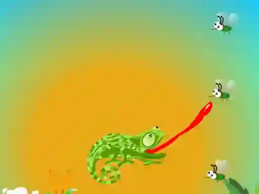 Igra Chameleon Want Eat spletu