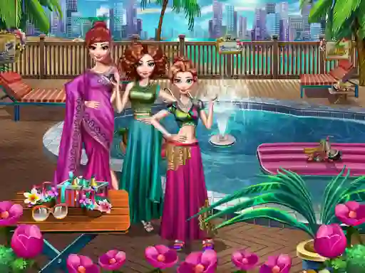 Igra Girls Pool Party spletu