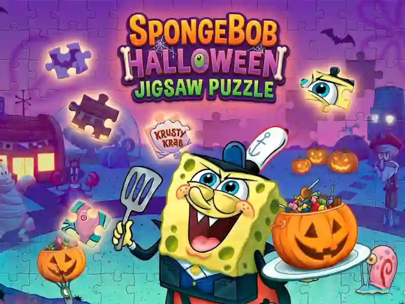 Igra SpongeBob Halloween Jigsaw Puzzle spletu