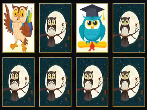 Igra Cute Owl Memory spletu
