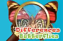 Igra Differences Butterflies spletu