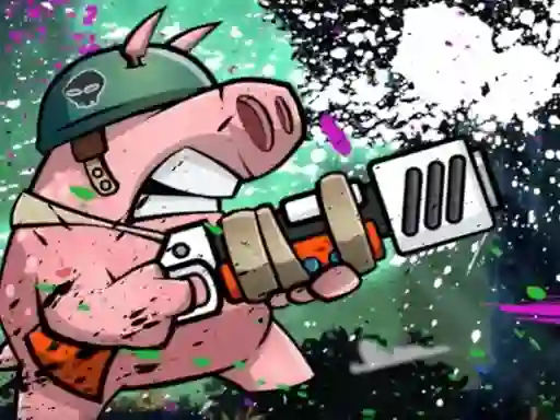 Igra Piggy Soldier Super Adventure spletu