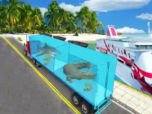 Igra Sea Animal Cargo Truck spletu