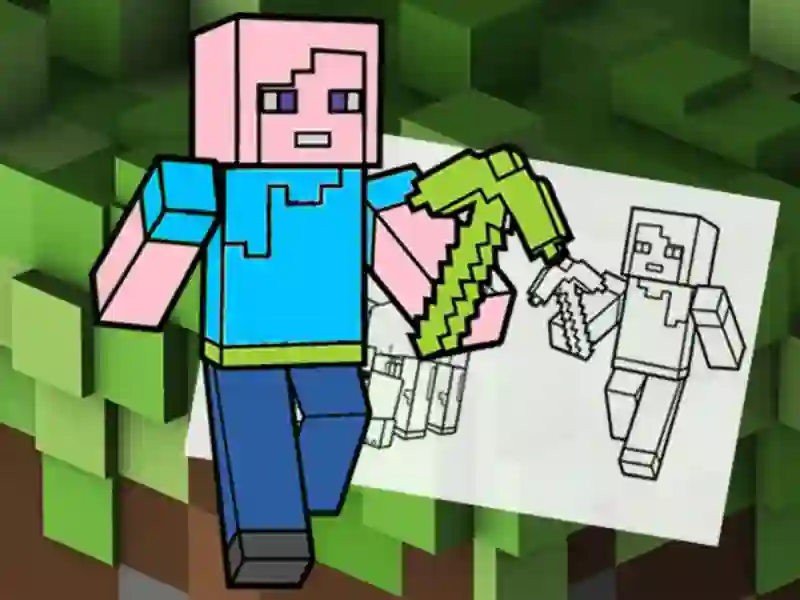 Igra Minecraft Fun Coloring Book spletu