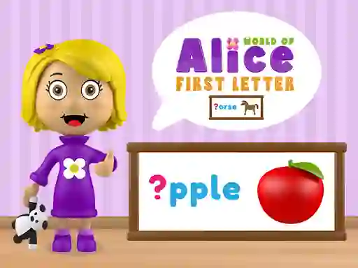 Igra World of Alice First Letter spletu