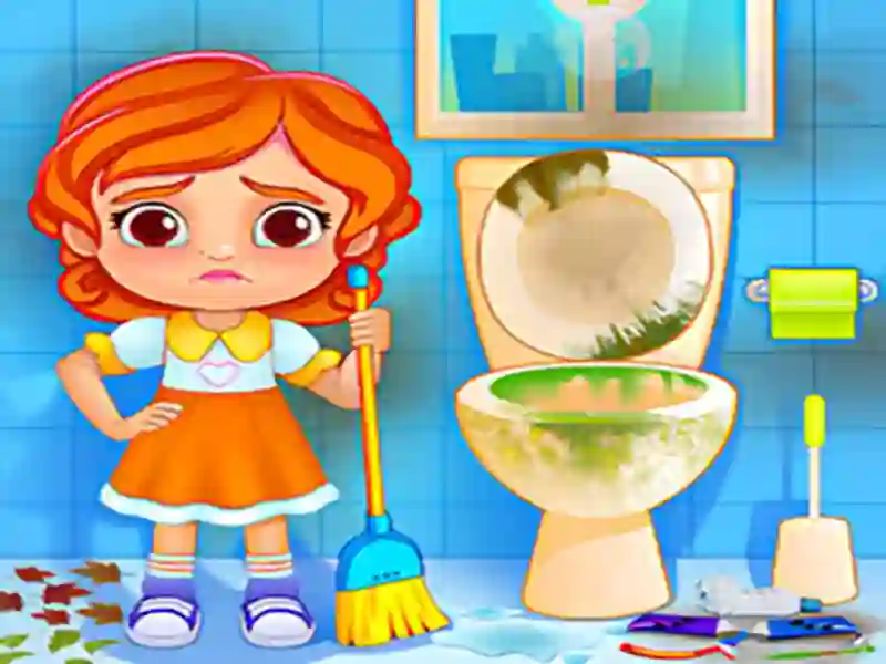 Igra Kids House Cleanup spletu