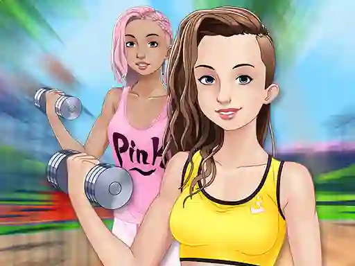 Igra Fitness Girls Dress Up spletu