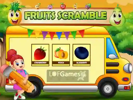 Igra Fruits Scramble spletu