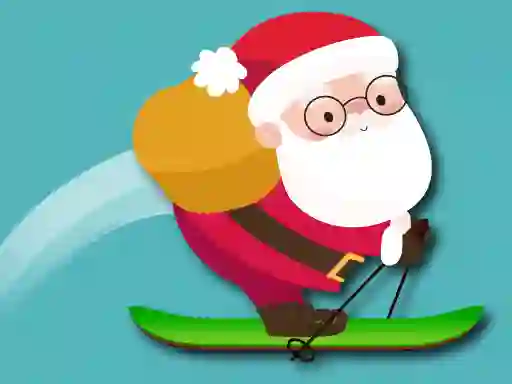 Igra Avalanche Santa Ski Xmas spletu