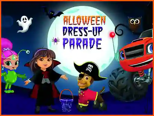 Igra Nick jr. Halloween Dress up Parade spletu