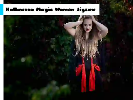 Igra Halloween Magic Women Jigsaw spletu