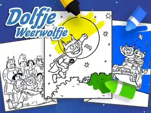Igra Coloring Alfie The Werewolf spletu