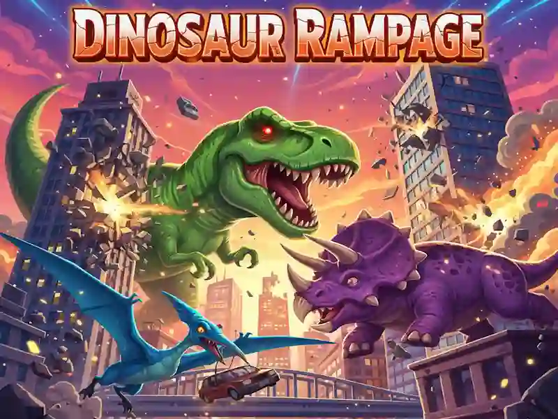 Igra Dinosaur Rampage spletu