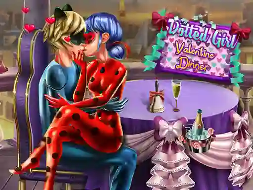 Igra Dotted Girl Valentine Dinner spletu