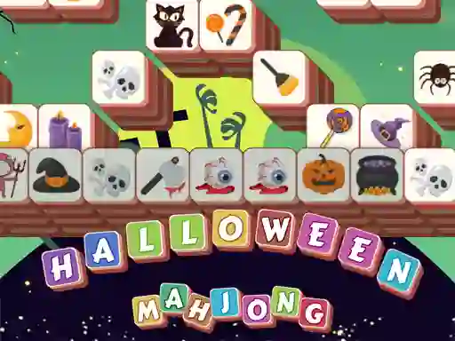 Igra Halloween Mahjong Tiles spletu