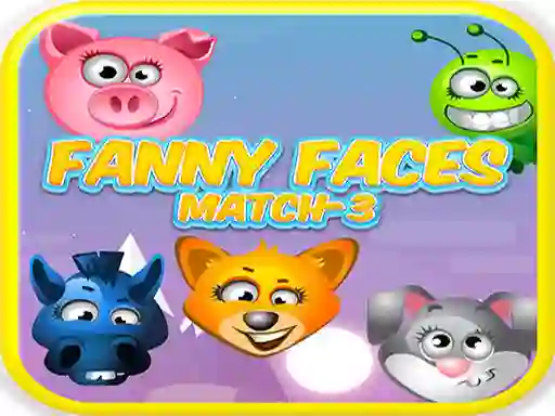 Igra Funny Faces Match-3 spletu