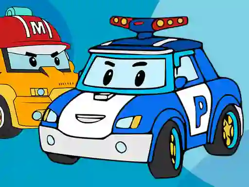Igra Robocar Coloring Book spletu